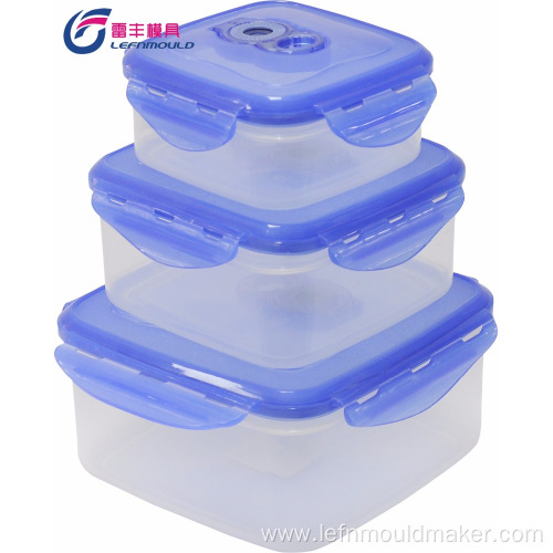 plastic food container mould lunch box injection mould